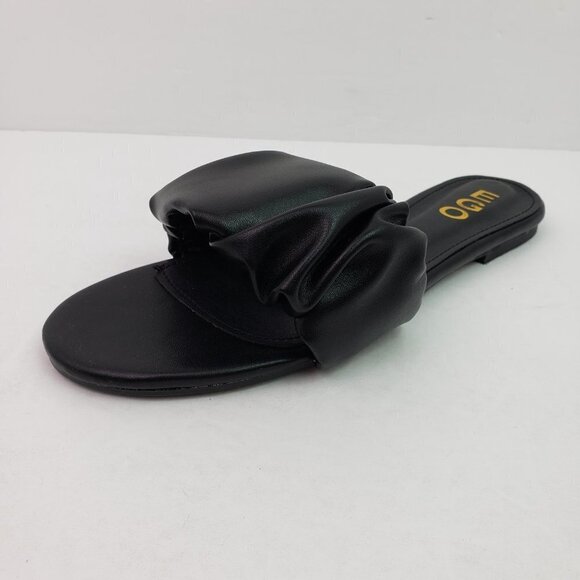 NEW EGO Tender Womens Size 10 Black Slip On Slides Flats Sandals - Picture 2 of 13